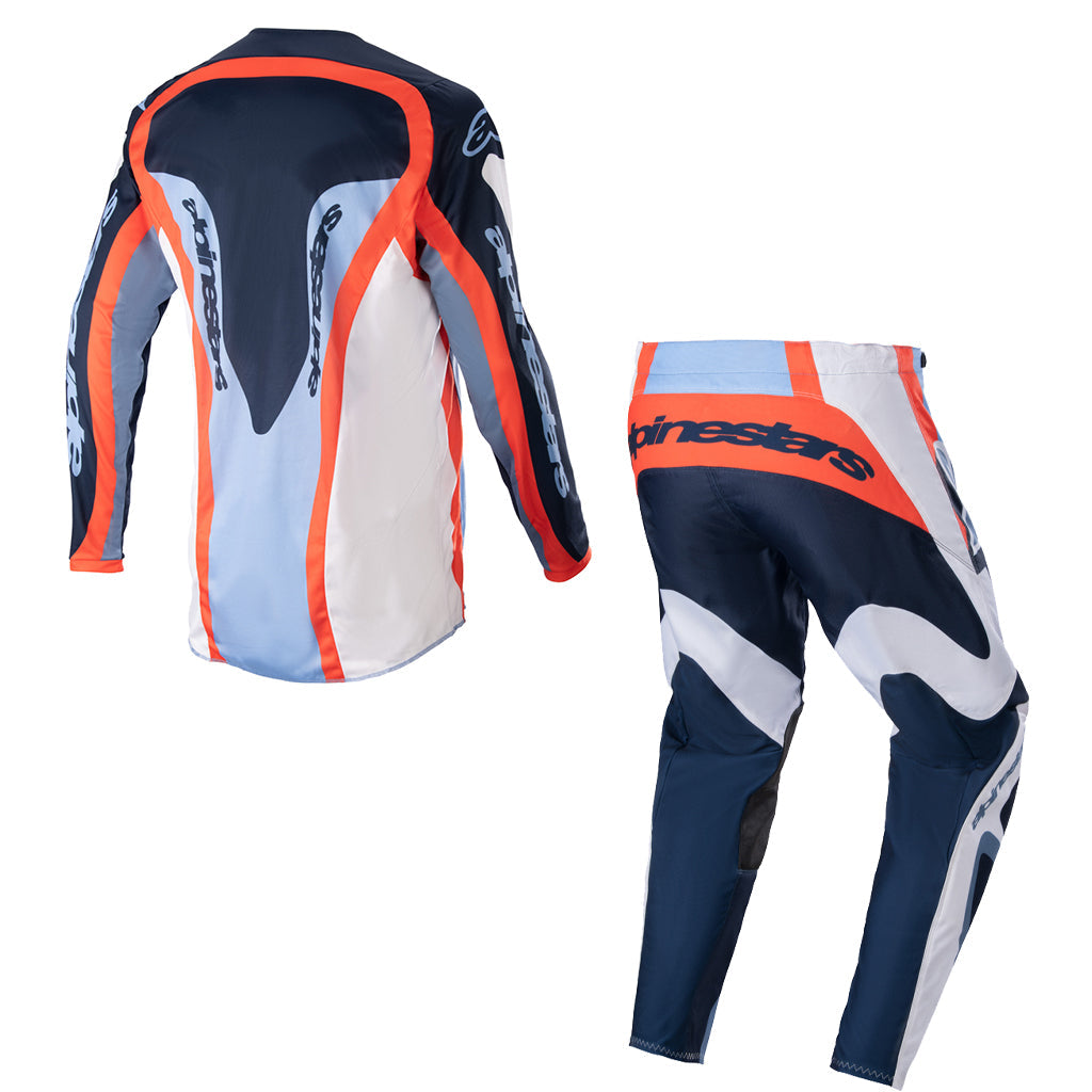 Alpinestars - 2023 Fluid Agent Blue/Orange MX Combo