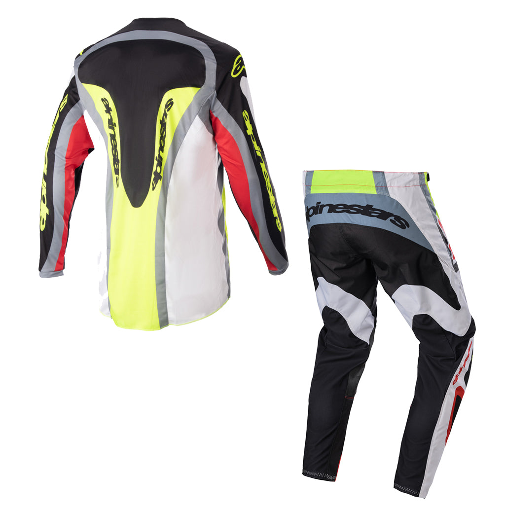 Alpinestars - 2023 Fluid Agent Red/Yellow MX Combo