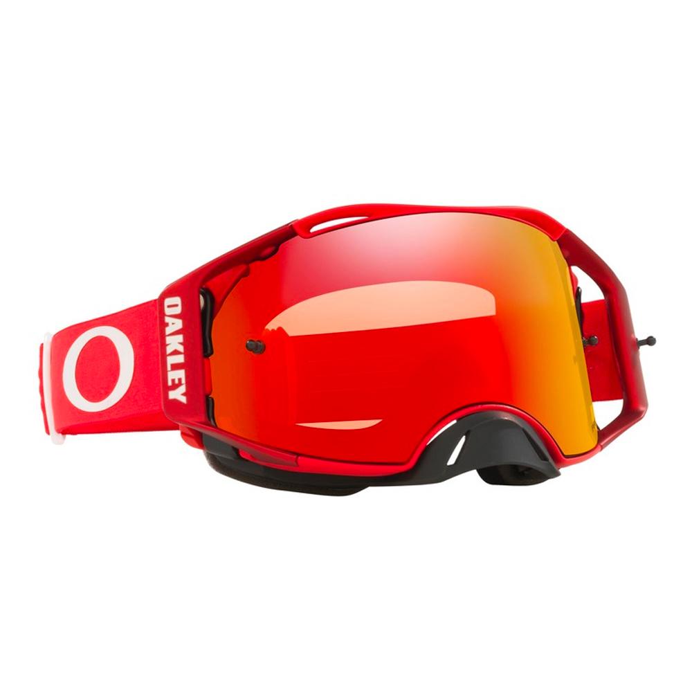 red oakley goggles Oakley - Airbrake Red W/ Prizm Iridium Lens Goggles