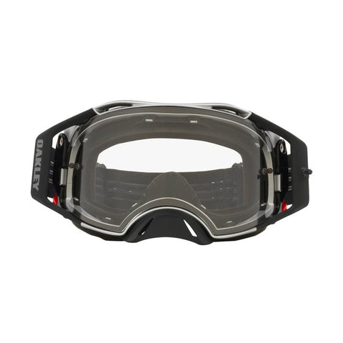Oakley - Airbrake Tuff Blocks Gunmetal W/ Clear Lens Goggles