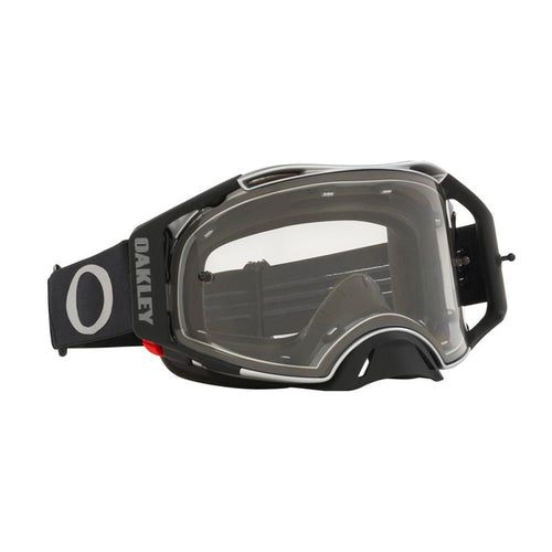 Oakley - Airbrake Tuff Blocks Gunmetal W/ Clear Lens Goggles