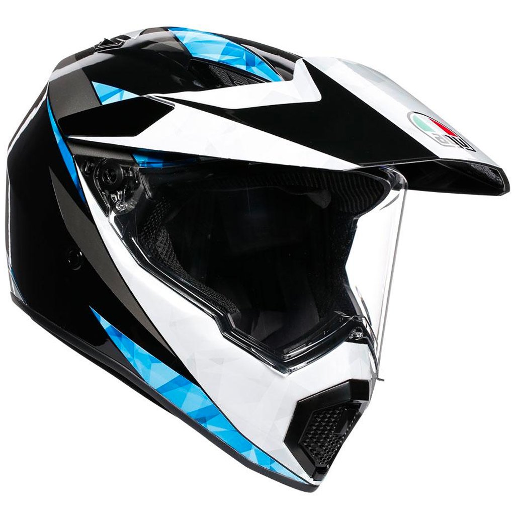 agv ax9 refractive helmet KTM by Ritmo fabric with Sanitized (antibacterial protection) Review: AGV leans slightly back