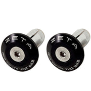 Zeta - Bar End Plugs - Black (4305953685581)