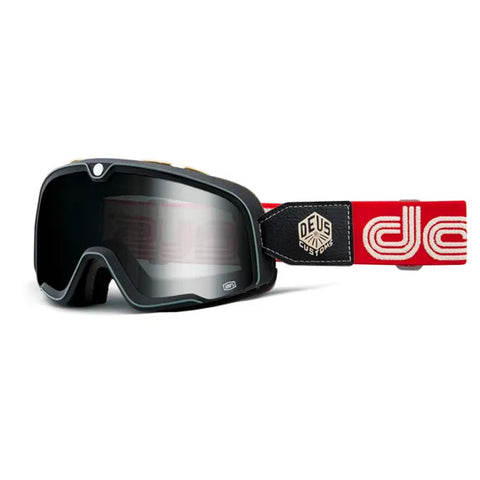 100% - Barstow X Dues Black/Red Goggles