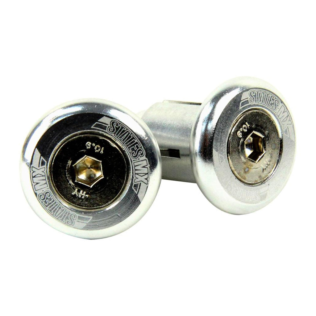 States MX - Silver Off-Road Handlebar Ends