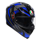 AGV - K5 S Hurricane 2.0 Black/Blue Helmet