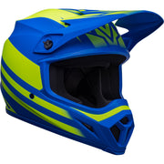 Bell - MX-9 MIPS Disrupt Blue/Hi-Viz Yellow Helmet