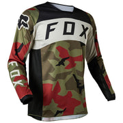 Fox - 2022 180 BNKR Green/Camo Jersey