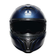 AGV - Tourmodular Blue Helmet & Intercom System Combo