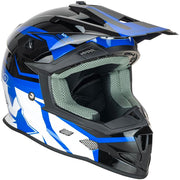 Nitro - MX700 Black/Blue Helmet