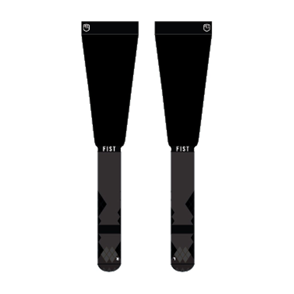 Fist - Black Knee Brace Sock