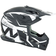 Nitro - MX700 Black/White Helmet