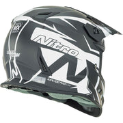 Nitro - MX700 Black/White Helmet