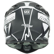 Nitro - MX700 Black/White Helmet