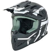 Nitro - MX700 Black/White Helmet