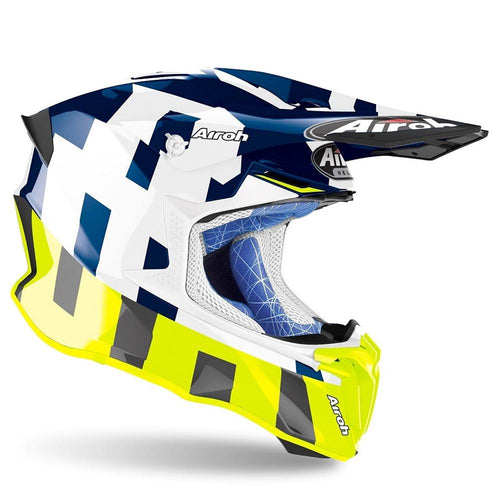 Airoh - Twist 2.0 Frame Blue/Yellow Helmet