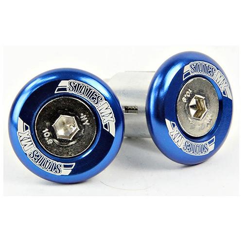 States MX - Blue Off-Road Handlebar Ends