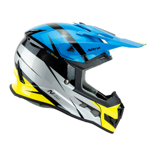 Nitro - MX700 Recoil Blue/Grey Helmet