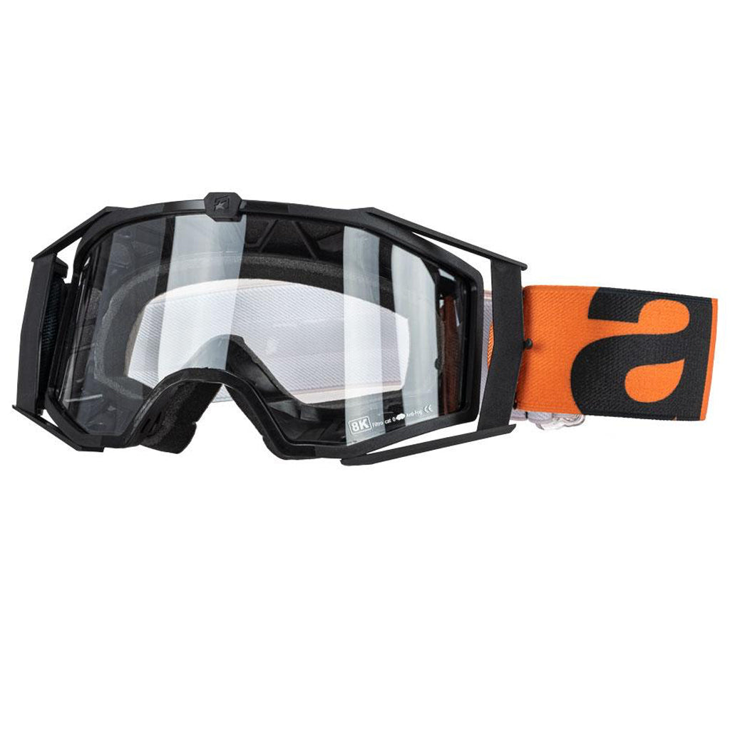 Ariete - 8K Black/Orange Clear Goggles