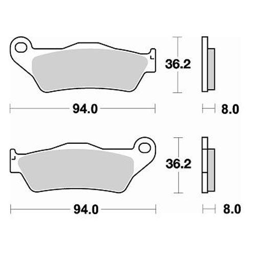Braking - KTM/Husqvarna Sintered Metal Front Disc Pads