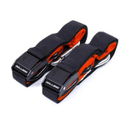 Bull Bar - 38mm Orange/Black Tie Down Set