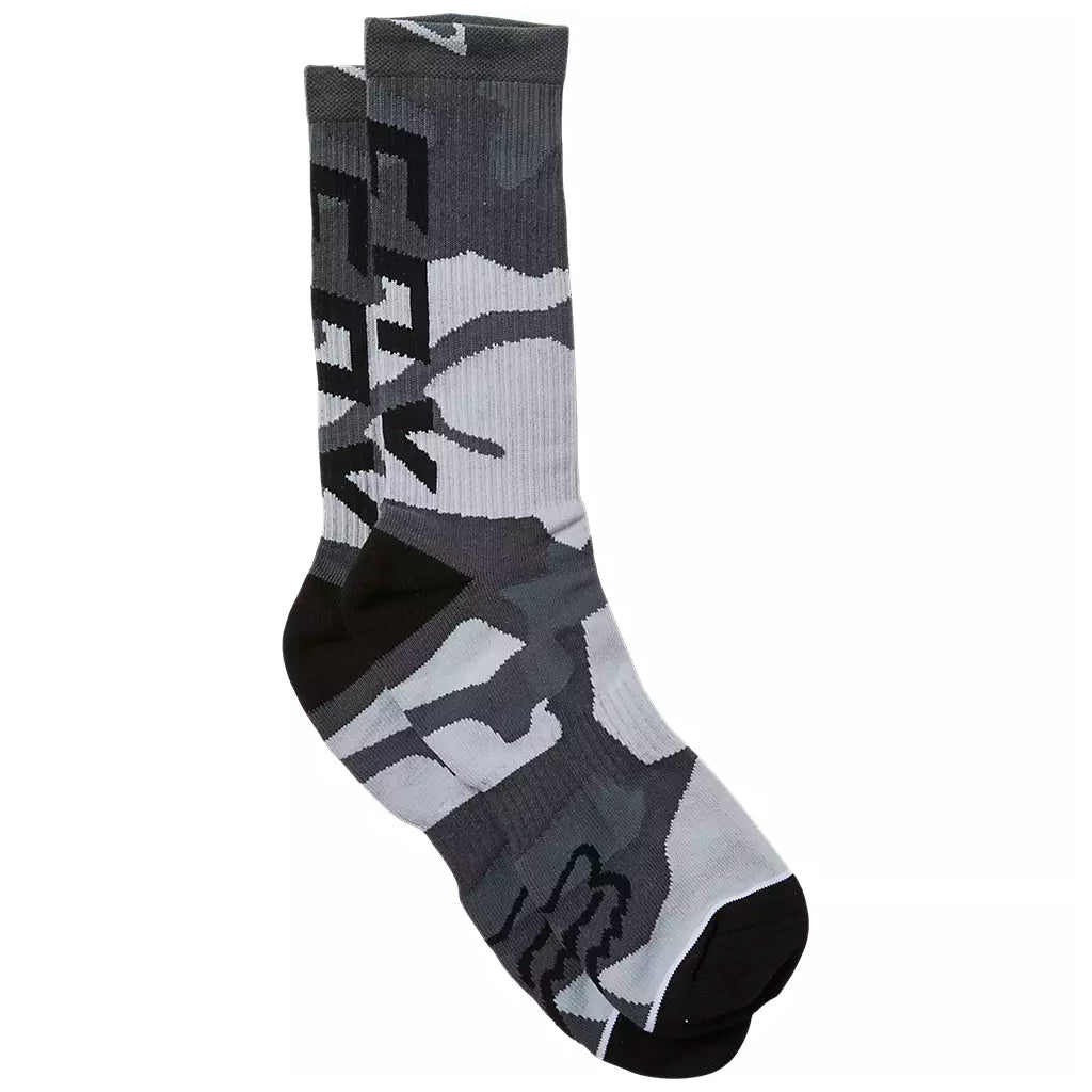 Fox - Black/Camo Cushioned Crew Sock