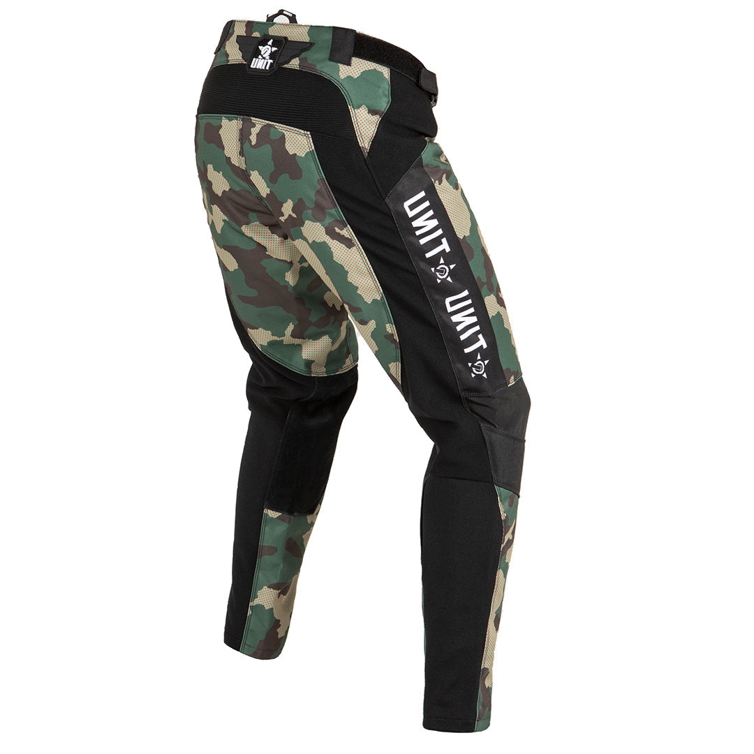 Unit - 2023 Siege Black/Camo MX Pants