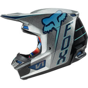 Fox - 2022 V1 Cntro Silver Helmet