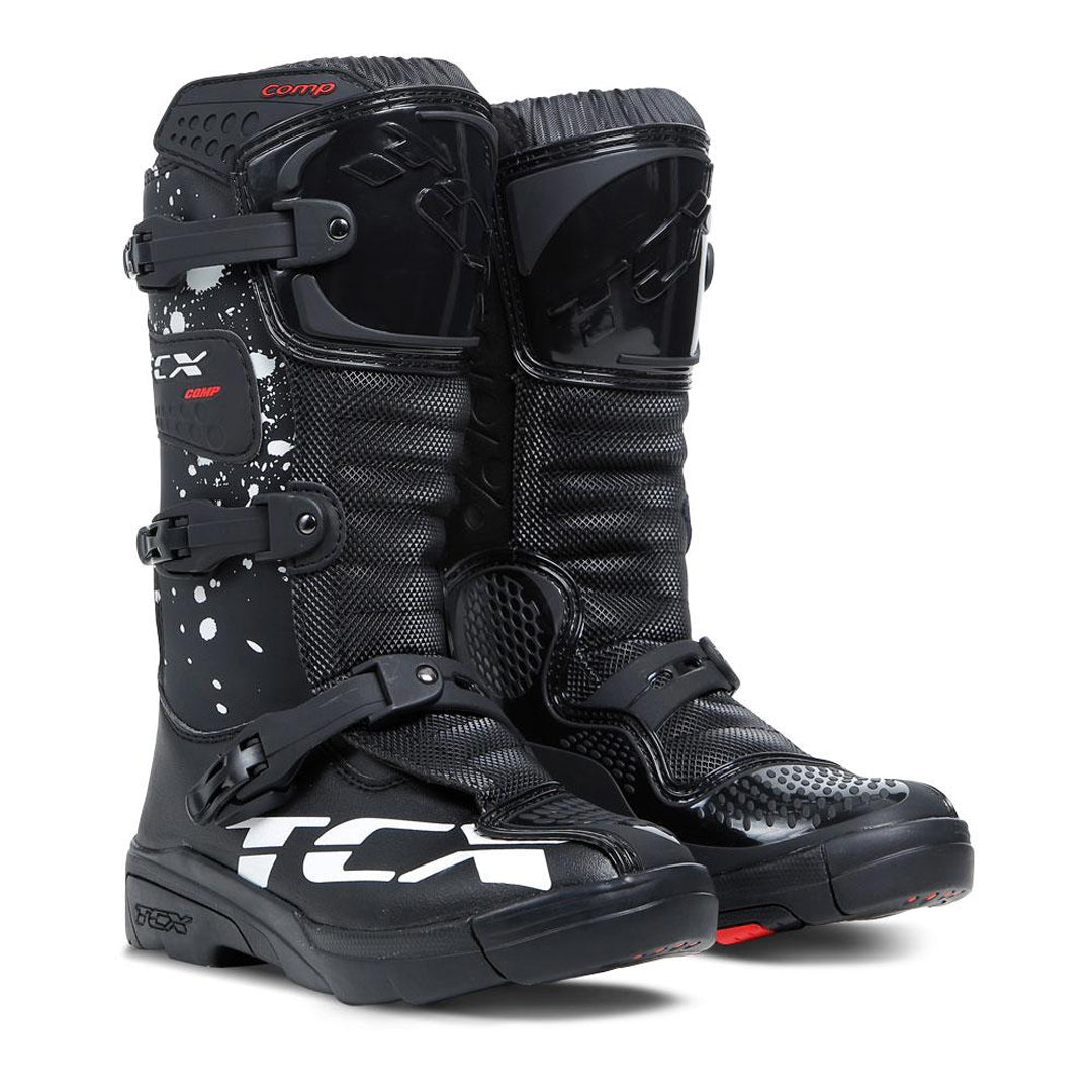 TCX - Comp Youth Black/White Boots