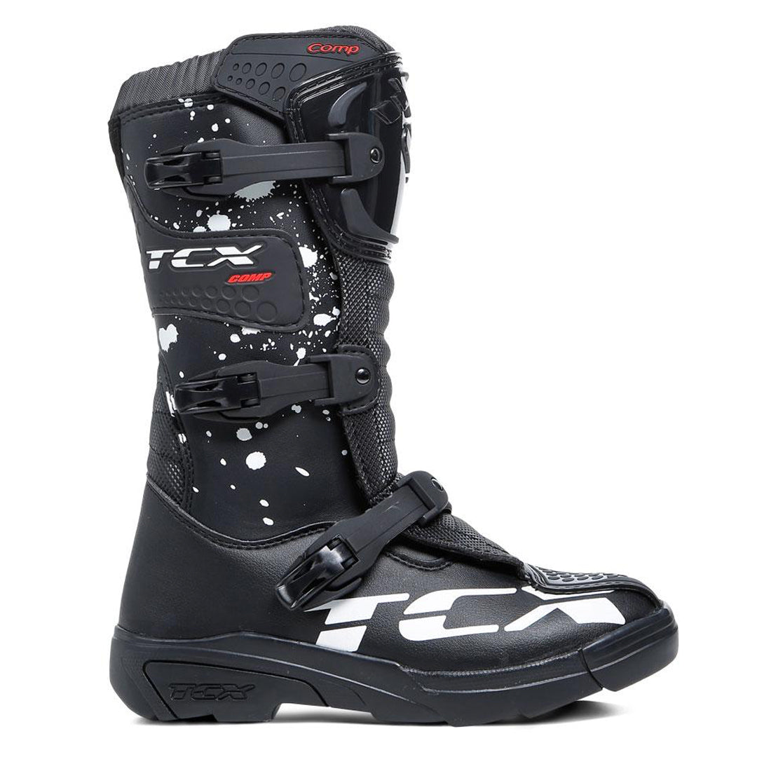 TCX - Comp Youth Black/White Boots