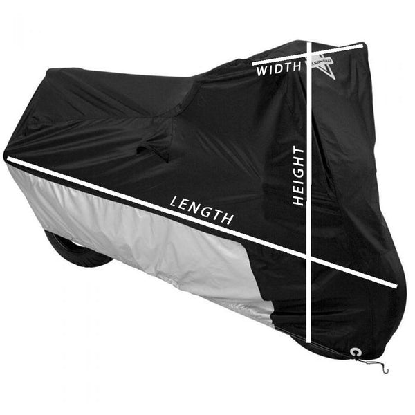 Nelson Rigg USA Defender Extreme, copertura per moto, impermeabile, per tutte le condizioni atmosferiche, resistente allo sbiadimento, ventilata, riflettente, occhielli di bloccaggio, borsa Nelson Rigg USA Defender Extreme, copertura per moto, impermeabile, per tutte le condizioni atmosferiche, resistente allo sbiadimento, ventilata, riflettente, occhielli di bloccaggio, borsa