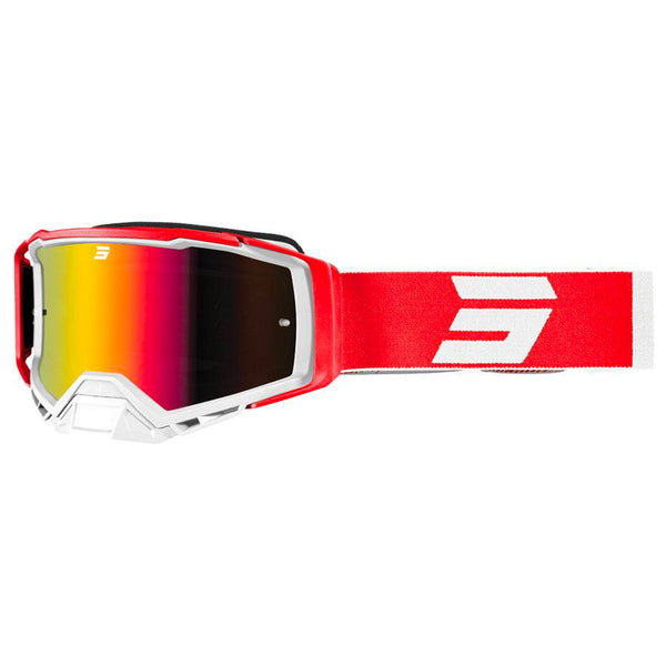 Shot - 2025 Core White/Red Goggles - AMA Warehouse