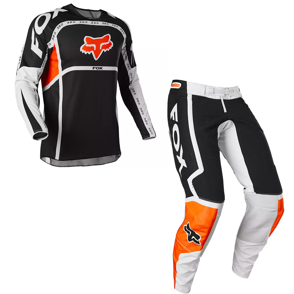 Fox - 2022 360 DVIDE Black/Orange MX Combo