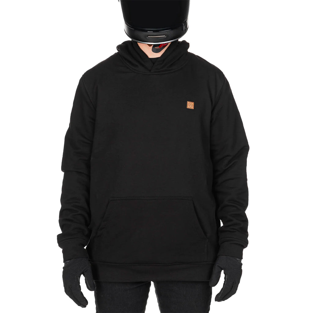 Akin Moto - Defender Black Motorcycle Hoodie