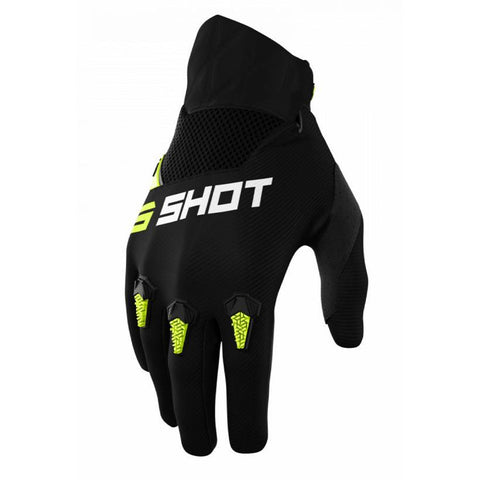Shot - 2022 Youth Devo Versus Black/Yellow Gloves