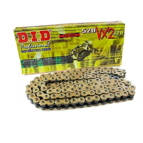 DID - 520 ZJ X-Ring 2 Pro-Gold Chain - 120L