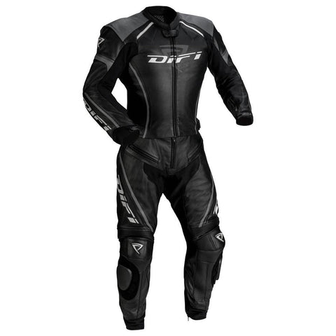 Difi - Suzuka 2pc Black Leather Suit
