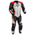 Difi - Imola 1pc Black/White/Red Leather Suit