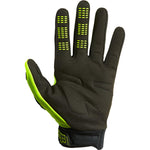 Fox - Youth Dirtpaw Yellow Gloves