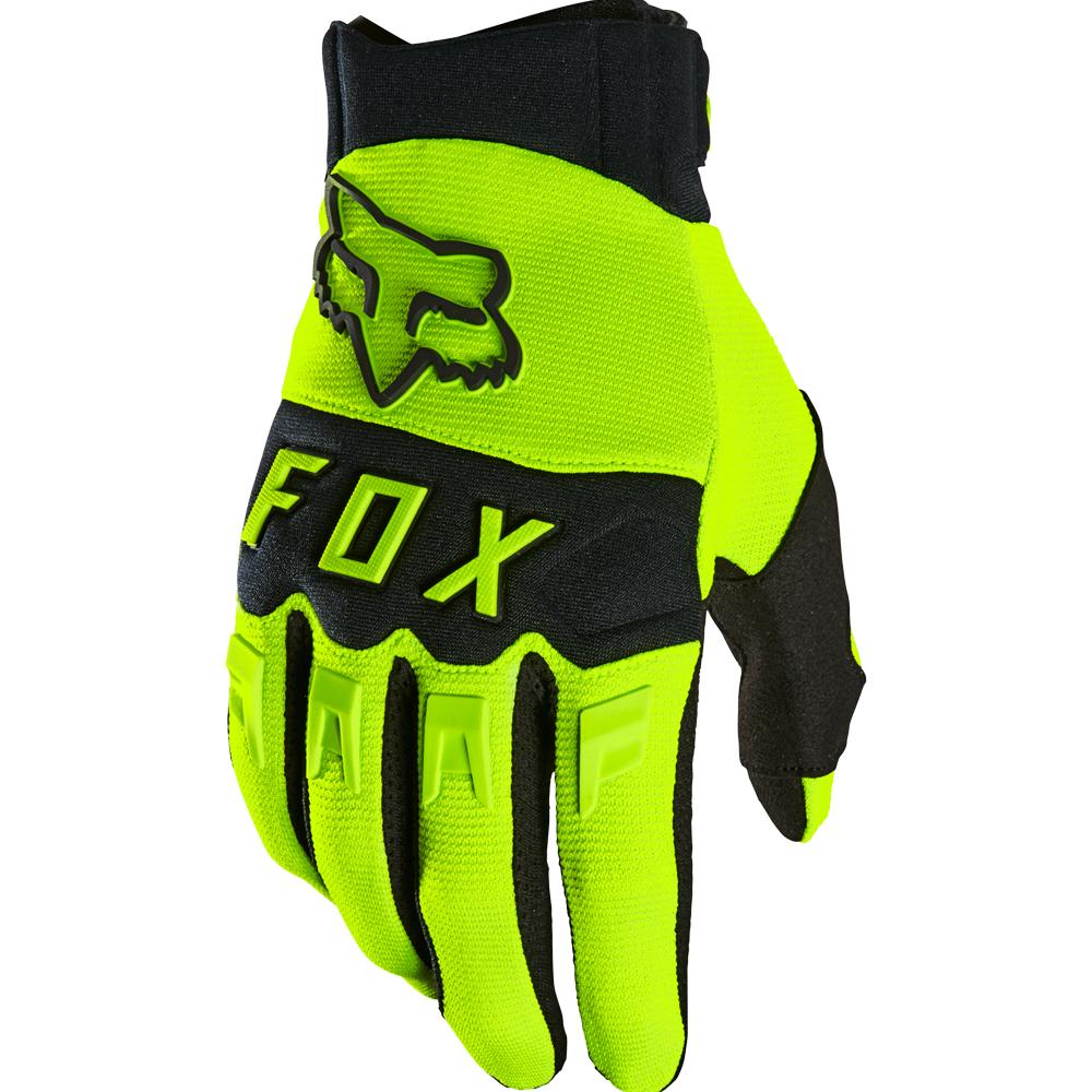 Fox - Youth Dirtpaw Yellow Gloves