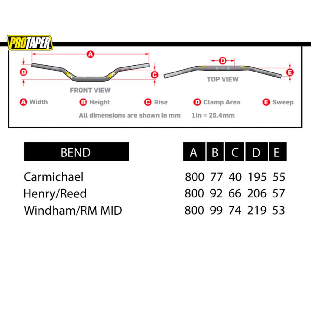 Pro Taper - Reed EVO Handlebars