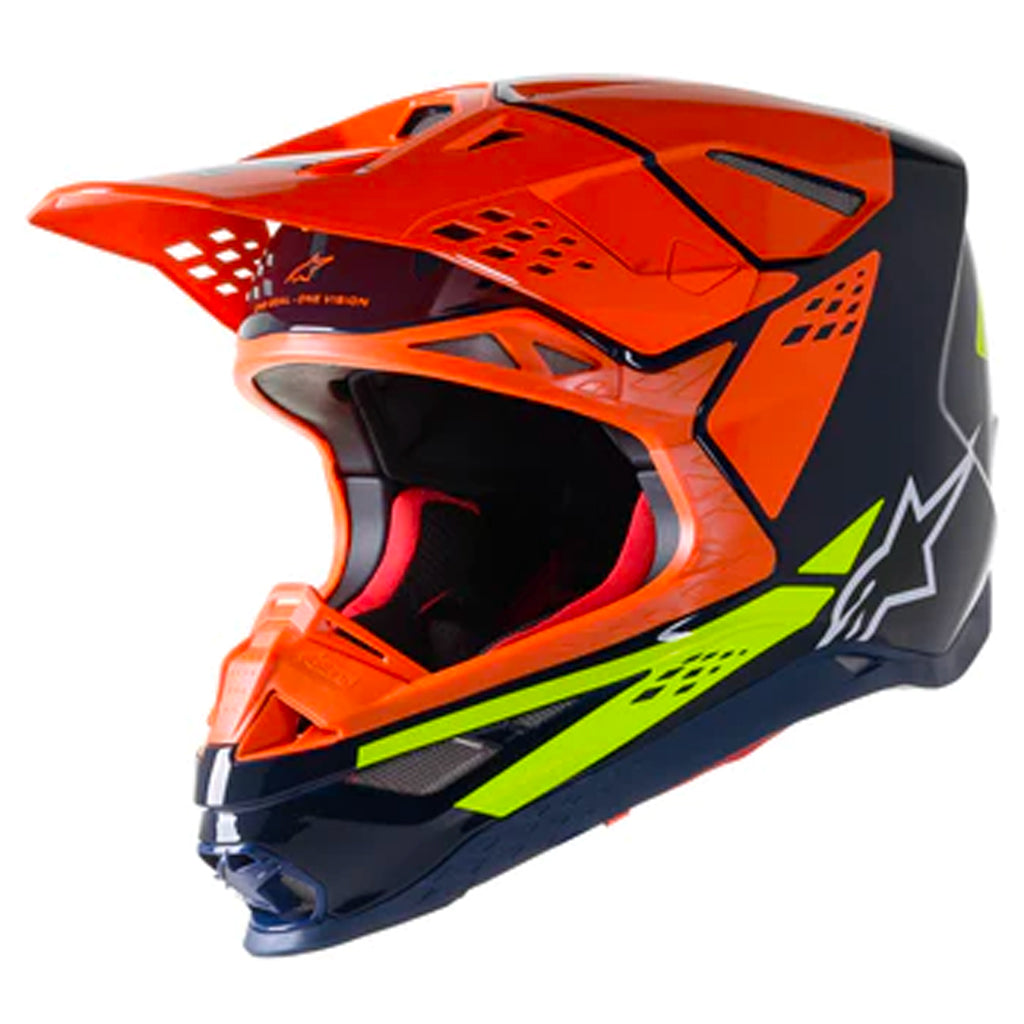 Alpinestars - S-M8 Factory Blue/Orange Helmet