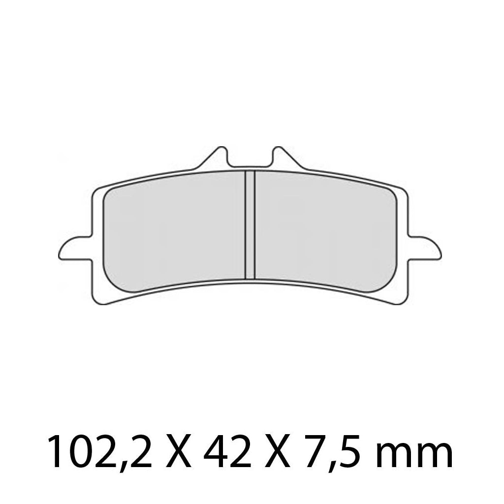 Ferodo - Disc Pad Set - FDB2260ST - Aprilia/BMW/Ducati/Honda/Husqvarna/Kawasaki