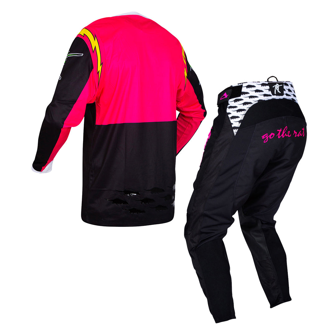 Rat Racing - Go The Rat Black/Pink MX Combo