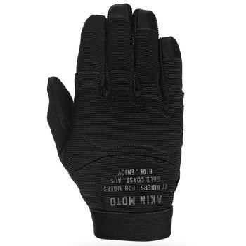 Akin Moto - Grenade Black Gloves