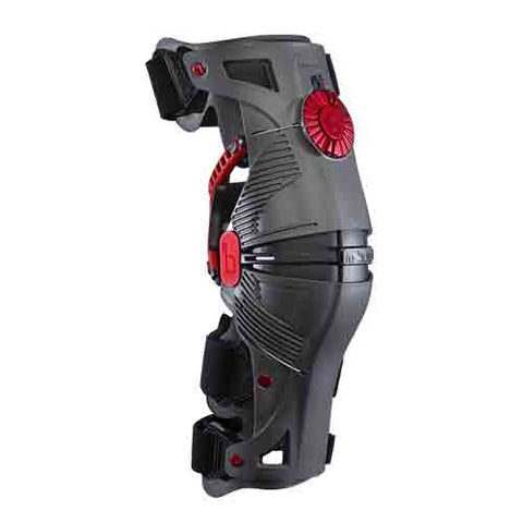Mobius - X8 Grey/Red Knee Braces (Pair)