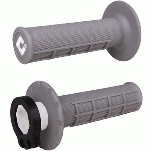 ODI - Half Waffle Soft Compound Grey Lock On Grips