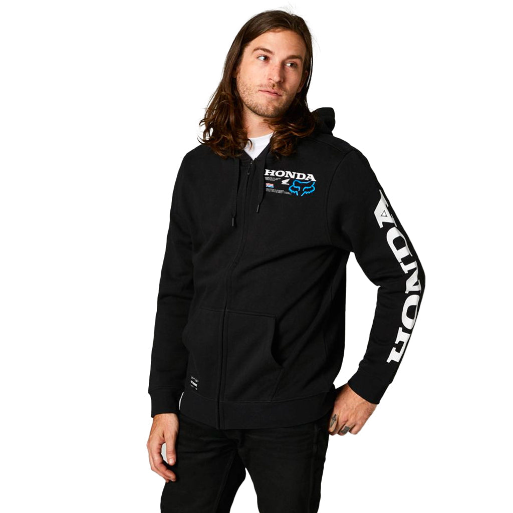 Fox - Honda X Fox Black Zip Hoody