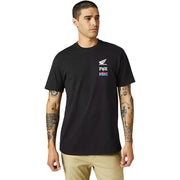 Fox - Honda Wing Black Tee