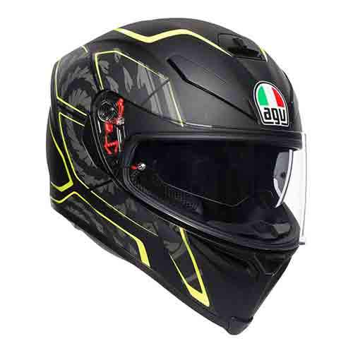 AGV - K5 S Tornado Black/Yellow Helmet